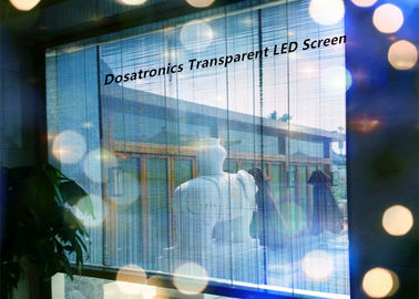 Chiny Krystaliczny wyświetlacz LED przezroczystego szkła, przezroczyste wyświetlacze osłonowe High Definition dostawca