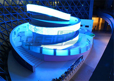 Chiny Zasłonowa kurtyna wideo o pełnej kolorowej barwie stałej HD, ekran z elastyczną osłoną LED wodoodporny dostawca