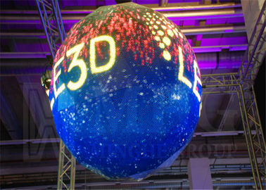 Chiny Wyświetlacz LED HD P3 mm, ekran sferyczny na konferencję / wydarzenie dostawca