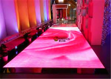 Chiny Pełny kolor P9mm LED Stage Floor, Podświetlenie LED Płytki Dance Dance na przyjęcia weselne dostawca